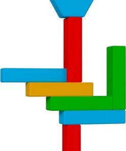 Kumtoys Montessori Speelgoed - Knutselen Meisjes - Knutselen Jongens - Knutsel Set - Houten Blokken Bordspel - Ik Leer Vormen - Balans Reactiespel - Black Friday 2022 -spellen-voor-volwassenen Winkel 457x840