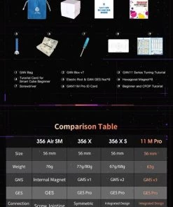 Gan 11 M Pro 3x3 - ZWART -spellen-voor-volwassenen Winkel 473x840 2