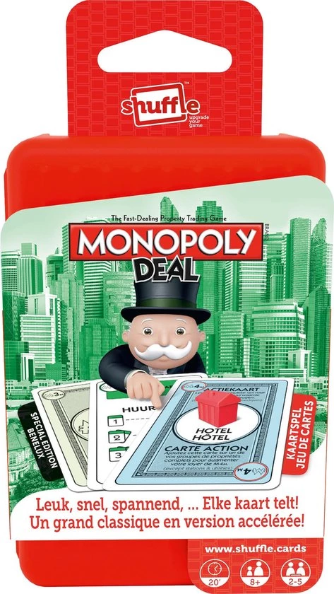 Shuffle Monopoly Deal - Kaartspel 3 Shuffle Monopoly Deal - Kaartspel - Afbeelding 3