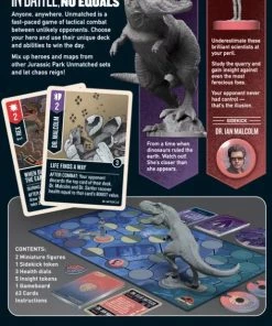 Restoration Games Unmatched: Jurassic Park Dr. Sattler Vs. T. Rex -spellen-voor-volwassenen Winkel 489x840 1