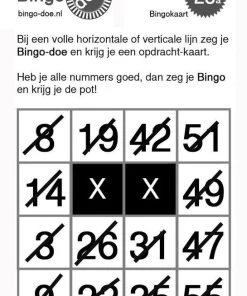 Merkloos Bingo-doe (basis) - Het Unieke Veelzijdige Bingospel Met Kaarten En Grappige Opdrachten. -spellen-voor-volwassenen Winkel 545x840 2