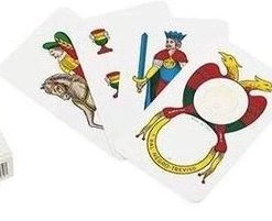 Dal Negro Speelkaarten Napoletane 83,5 Mm Karton Bruin 40-delig