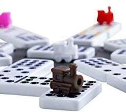 Longfield Games Domino Mexican Train Dubbel 12 Actiespel In Beuken Kist -spellen-voor-volwassenen Winkel 550x219