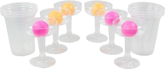 Lifetime Games Battle Pong / Beer VS Bubbels / Complete Set Wijn - Beer Pong / Bier Pong /drank Spel / Slag Pong / 18 Delig 3 Lifetime Games Battle Pong / Beer VS Bubbels / Complete Set Wijn - Beer Pong / Bier Pong /drank Spel / Slag Pong / 18 Delig - Afbeelding 3