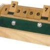 Hot Games Shut The Box Groot 9 Cijfers 34x24x3cm Hout