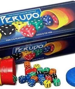 Hamleys Perudo In Tinnen Box - Bluf - Een Leuk Dobbelspel Voor 2 Tot 6 Spelers