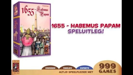999 Games 1655 Habemus Papam Kaartspel 2 999 Games 1655 Habemus Papam Kaartspel - Afbeelding 2