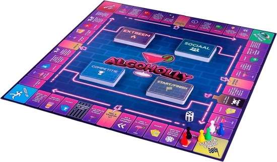NX Party - ALCOHOLLY - Drankspel - Nederlandstalig - Bordspel - Spelletjes Voor Volwassenen - Drank Spelletjes 11 NX Party - ALCOHOLLY - Drankspel - Nederlandstalig - Bordspel - Spelletjes Voor Volwassenen - Drank Spelletjes - Afbeelding 11