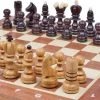 Chess The Game - Vintage Schaakspel - Klassiek Schaakbord Met Kersenhouten Schaakstukken - Eyecatcher!