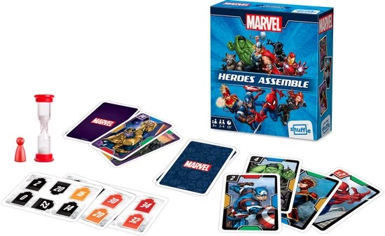 Shuffle - Marvel Heroes Assemble - Kaartspel - Familiespel - Co Peratief Kaartspel - Voor Fans Van Marvel Snap 2 Shuffle - Marvel Heroes Assemble - Kaartspel - Familiespel - Co Peratief Kaartspel - Voor Fans Van Marvel Snap - Afbeelding 2