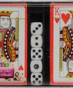 Life-time Lifetime Speelkaartenset Met Dobbelstenen