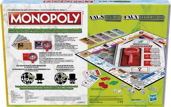 Monopoly Vals Geld - Bordspel 7 Monopoly Vals Geld - Bordspel - Afbeelding 7