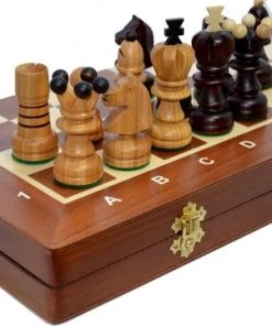 Chess The Game - Vintage Schaakspel - Klassiek Schaakbord Met Kersenhouten Schaakstukken - Eyecatcher! -spellen-voor-volwassenen Winkel 550x361 4