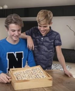 Longfield WOODEN LABYRINTH 32.5 X 28.5 X 8 Cm -spellen-voor-volwassenen Winkel 550x365 5