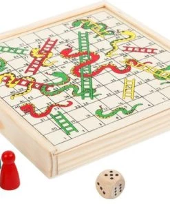 Small Foot Company Small Foot - Snakes And Ladders Game To Go
