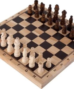 Engelhart Houten Schaakset 30 Cm