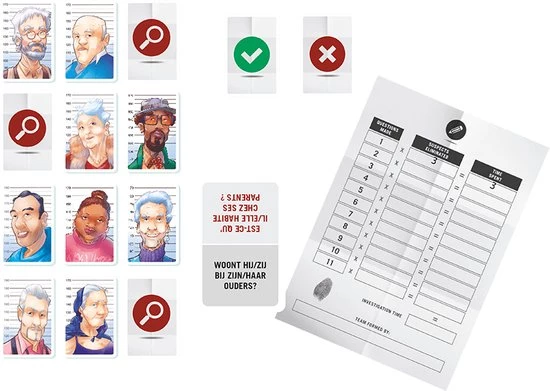 999 Games The Unusual Suspects Kaartspel 3 999 Games The Unusual Suspects Kaartspel - Afbeelding 3