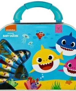 Basic Baby Shark Kleurkoffer 51-delig