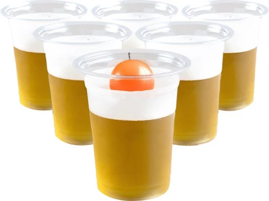 Lifetime Games Battle Pong / Beer VS Bubbels / Complete Set Wijn - Beer Pong / Bier Pong /drank Spel / Slag Pong / 18 Delig 2 Lifetime Games Battle Pong / Beer VS Bubbels / Complete Set Wijn - Beer Pong / Bier Pong /drank Spel / Slag Pong / 18 Delig - Afbeelding 2