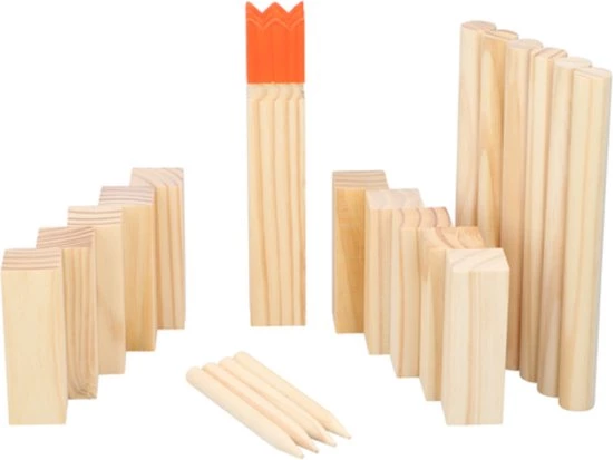 Kubb Game Junior - Vanaf 5 Jaar - 22 Delig 2 Kubb Game Junior - Vanaf 5 Jaar - 22 Delig - Afbeelding 2