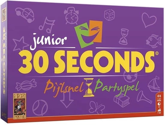 999 Games Spellenbundel - 3 Stuks - 30 Seconds & 30 Seconds Uitbreiding & 30 Seconds Junior 8 999 Games Spellenbundel - 3 Stuks - 30 Seconds & 30 Seconds Uitbreiding & 30 Seconds Junior - Afbeelding 8