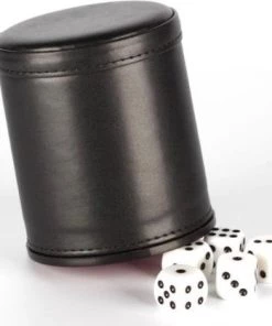 Dice4Fun Dobbelset Voor Yathzee - Dobbelspel - Yahtzee - Dobbelbeker - Dobbelbak - Yathzee Scoreblok - 5 Dobbelstenen - Dobbelsteenbak - Dobblepiste -spellen-voor-volwassenen Winkel 550x418 3