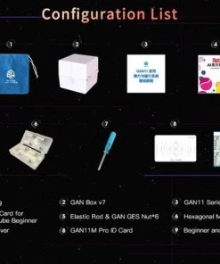 Gan 11 M Pro 3x3 - ZWART -spellen-voor-volwassenen Winkel 550x419 1