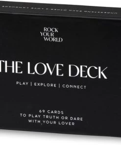 The Love Deck - Rock Your World - Relatietherapie In Speelse Vorm - 69 Truth Or Dare Kaarten - Leer Je Partner Beter Kennen