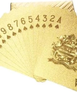 REBL Luxe Gouden Speelkaarten / Poker Kaarten - Geplastificeerd