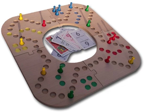 Merkloos Phoof Keezbord Hout Vier Persoons Keezenspel Keezen 1 Merkloos Phoof Keezbord Hout Vier Persoons Keezenspel Keezen