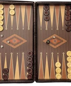 Star Backgammon Koffer - Tavla - Luxe Backgammon Set - 44,5 X 27 X 6,5 Cm -spellen-voor-volwassenen Winkel 550x428