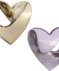 Hanayama Huzzle Breinbreker Hart Level 1 Zink Goud/zilver 2-delig 10 Hanayama Huzzle Breinbreker Hart Level 1 Zink Goud/zilver 2-delig -spellen-voor-volwassenen Winkel 550x428 6