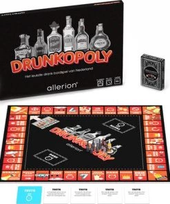 Allerion? Allerion Drunkopoly Time To Get Drunk Drankspel Monopoly Bordspel 8 Personen Inclusief Cocktail Speelkaarten