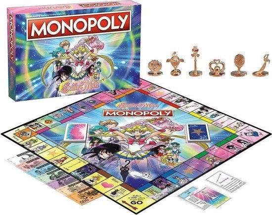 Monopoly Sailor Moon - Bordspel 4 Monopoly Sailor Moon - Bordspel - Afbeelding 4