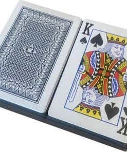 ECOSTARE Luxe Speelkaarten - Plastic Coating - Poker Kaarten - Kaartspel - Spelkaarten - Spel Kaart - 2 X 56 - Gezelschapsspel - Spelen - Playing Cards - 2 STUKS -spellen-voor-volwassenen Winkel 550x448