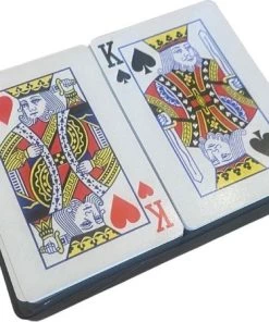 ECOSTARE Luxe Speelkaarten - Plastic Coating - Poker Kaarten - Kaartspel - Spelkaarten - Spel Kaart - 2 X 56 - Gezelschapsspel - Spelen - Playing Cards - 2 STUKS -spellen-voor-volwassenen Winkel 550x449