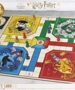 Paladone Harry Potter - Hogwarts - Mens Erger Je Niet (Ludo) Met Spinner Ipv Dobbelsteen