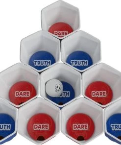 Mad Party Games TruthDarePong - Drankspel - Truth Or Dare - Beer Pong - Bier Pong Spel - Red Cups - Drankspel Voor Volwassenen -spellen-voor-volwassenen Winkel 550x454 3