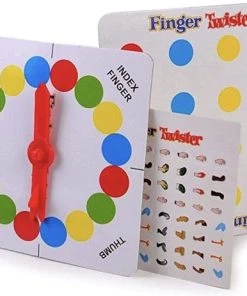 Merkloos Vinger Twister - Actiespel - Twister Spel Kinderen / Volwassenen - Reiseditie - Familie Spellen -spellen-voor-volwassenen Winkel 550x463 10