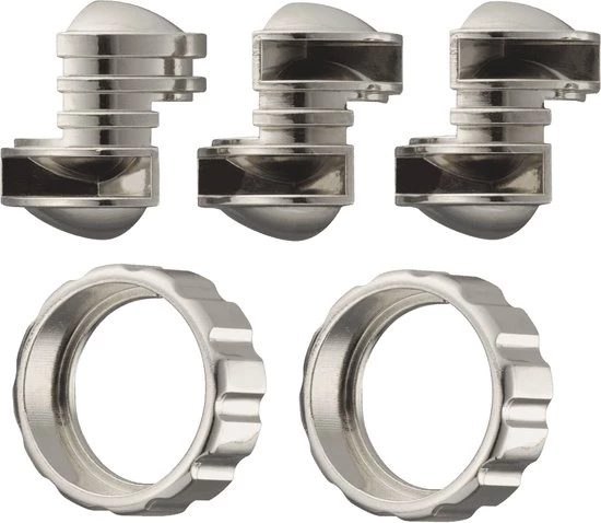 Huzzle Breinbreker Cast Cylinder Zilver 2 Huzzle Breinbreker Cast Cylinder Zilver - Afbeelding 2