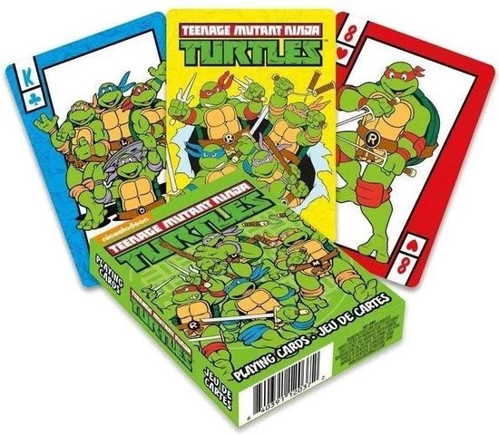 Aquarius Teenage Mutant Ninja Turtles - Cartoon Playing Cards / Speelkaarten 1 Aquarius Teenage Mutant Ninja Turtles - Cartoon Playing Cards / Speelkaarten