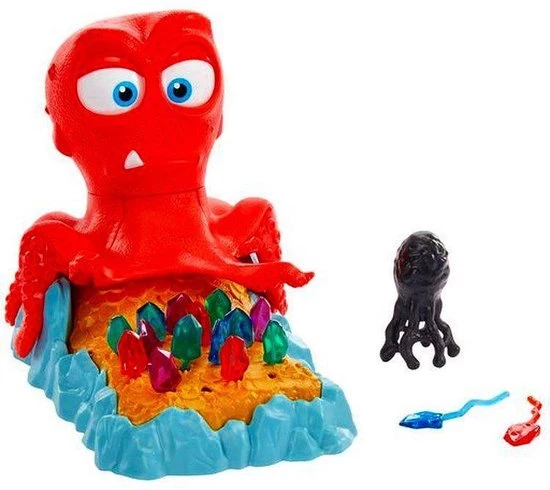 Mattel Games Inky's Treasure - Spannend Bordspel Voor Kinderen - Schatjagen 4 Mattel Games Inky's Treasure - Spannend Bordspel Voor Kinderen - Schatjagen - Afbeelding 4