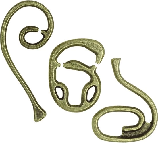 Huzzle Breinbreker Cast Enigma 11,8 Cm Staal Brons 5 Huzzle Breinbreker Cast Enigma 11,8 Cm Staal Brons - Afbeelding 5