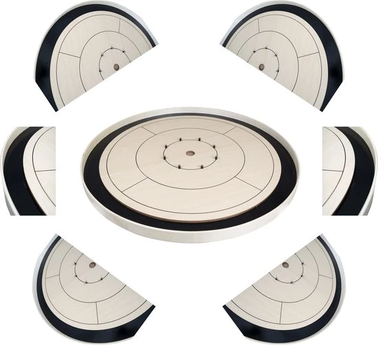 MR. CROKI.EU Starter Pack; 32" Rond Crokinole Bord, 26 Schijven, 40gr. Carrom Poeder N Reis-/ Draagtas Met 4 Ritszakken - Rond Toernooibord 32inch/ 78cm Diameter - 2 Tot 4 Spelers - Houten Bordspellen - Mr. Crokinole Europe 6 MR. CROKI.EU Starter Pack; 32" Rond Crokinole Bord, 26 Schijven, 40gr. Carrom Poeder N Reis-/ Draagtas Met 4 Ritszakken - Rond Toernooibord 32inch/ 78cm Diameter - 2 Tot 4 Spelers - Houten Bordspellen - Mr. Crokinole Europe - Afbeelding 6