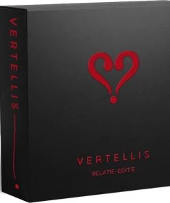 Vertellis Relatie Editie - Gespreksstarters - Relatiespel Voor Alle Liefdesrelaties, Ultiem Relatie Cadeau, Gesprekskaarten, Vragenspel Met Kaarten