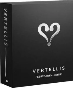 Vertellis Feestdagen Editie NL - Gesprekskaarten - Even Geen Mobiel Maar Aandacht Voor Elkaar, Gespreksstarters, Gezinsspellen, Vragenspel Met Kaarten