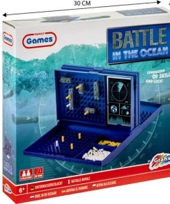 Grafix Battle In The Ocean Zeeslag Spel - Strategisch Spel | Denkspel | Klassiek Bordspel Voor Kinderen En Volwassenen -spellen-voor-volwassenen Winkel 550x522 2