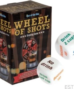 ESTARK Drankspel / Drinkspel - Draaiwiel Met Opdrachten - Shotglas - Dobbelstenen Met Doe Opdracht - Roulette - Drankspelletje - Drink - Drank - Spel - Drinken - Shots - Party - Partyspel - Dobbelen - LUXE SET - 4 Delig -spellen-voor-volwassenen Winkel 550x533 14