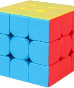 Merkloos Speed Cube 3x3 - Magic Cube - Met Quick Turn En Instelbare Spanning - Breinbreker