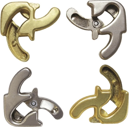 Huzzle Breinbreker Cast Square 11,8 Staal Zilver/goud 3 Huzzle Breinbreker Cast Square 11,8 Staal Zilver/goud - Afbeelding 3